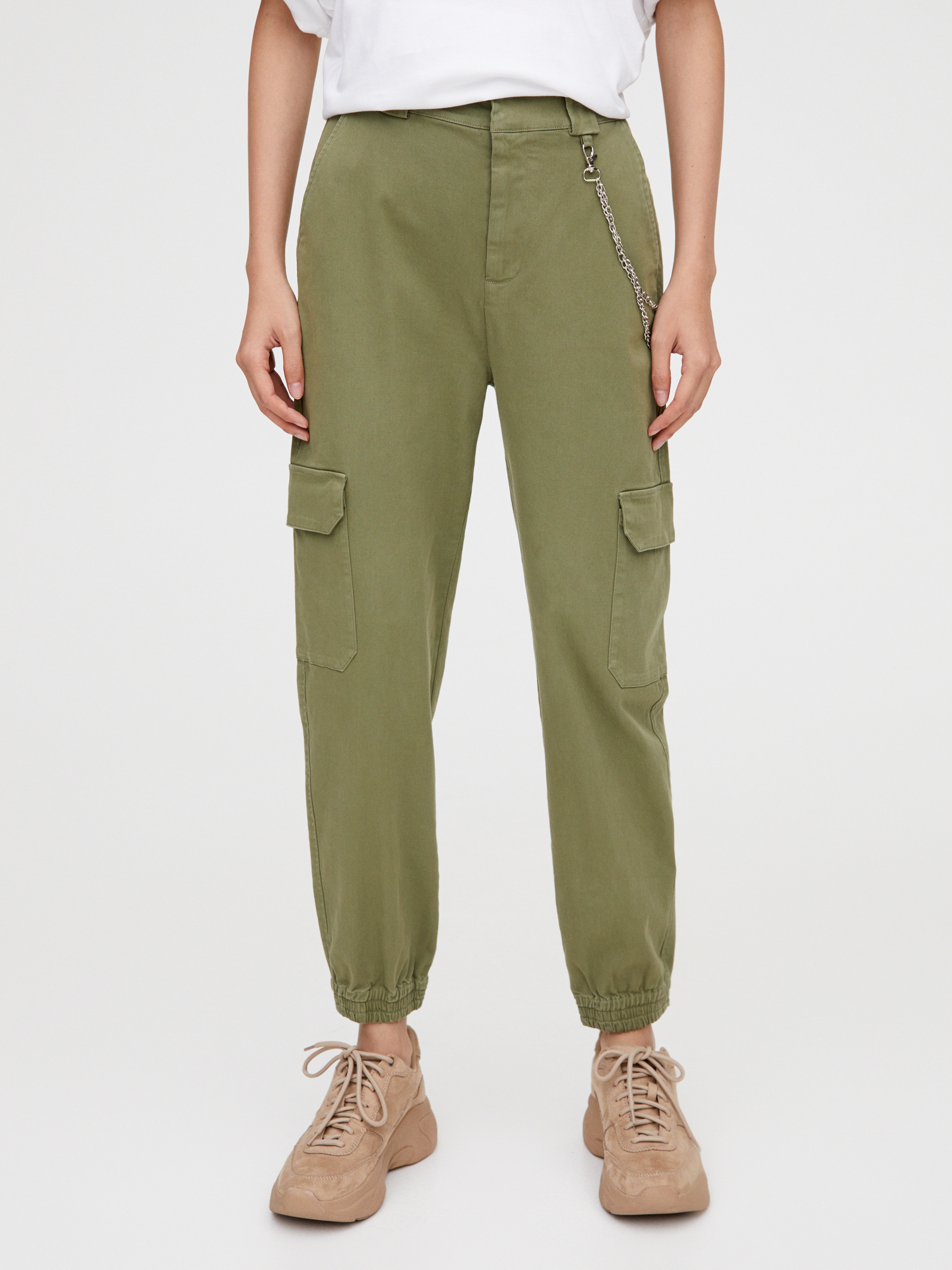

Брюки Pull & Bear 5678/322/506  Хаки, Брюки Pull & Bear 5678/322/506 M Хаки