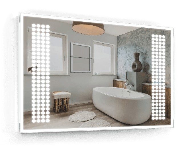 

Зеркало c LED подсветкой Smart Mirror сенсорное Ancona SK 80х60 см Прямоугольное