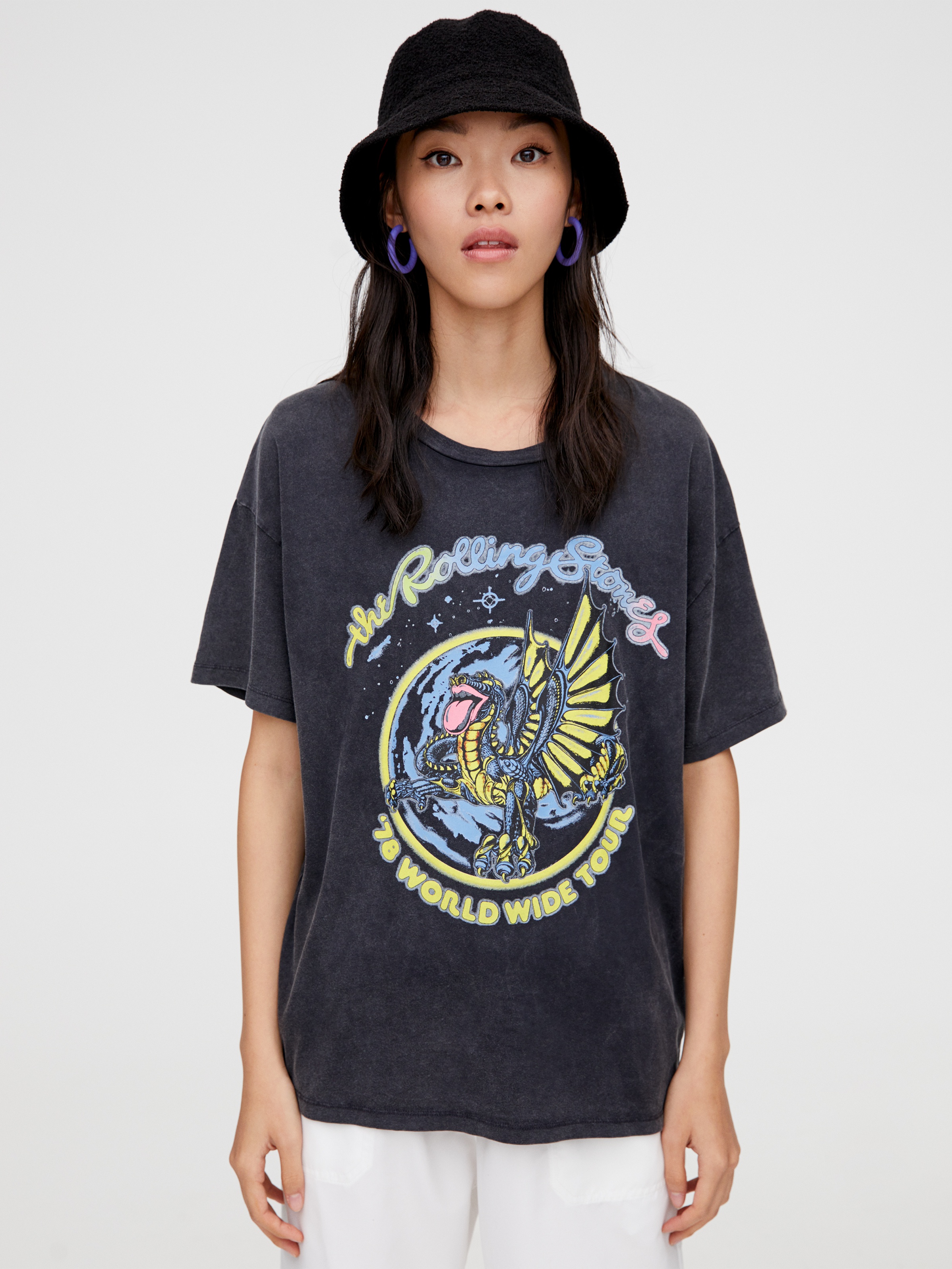 

Футболка Pull & Bear 9239/370/804  Серая, Футболка Pull & Bear 9239/370/804 M Серая