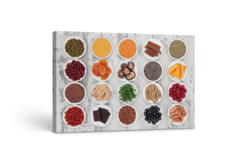 

Картина на холсте Палитра продуктов для кухни 81x54 см (140)