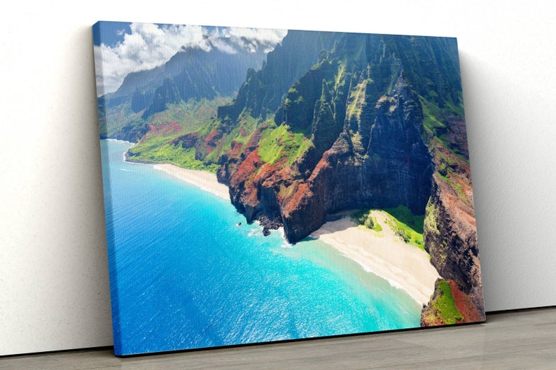 

Картина на холсте Пляж возле гор51x34 см (349)
