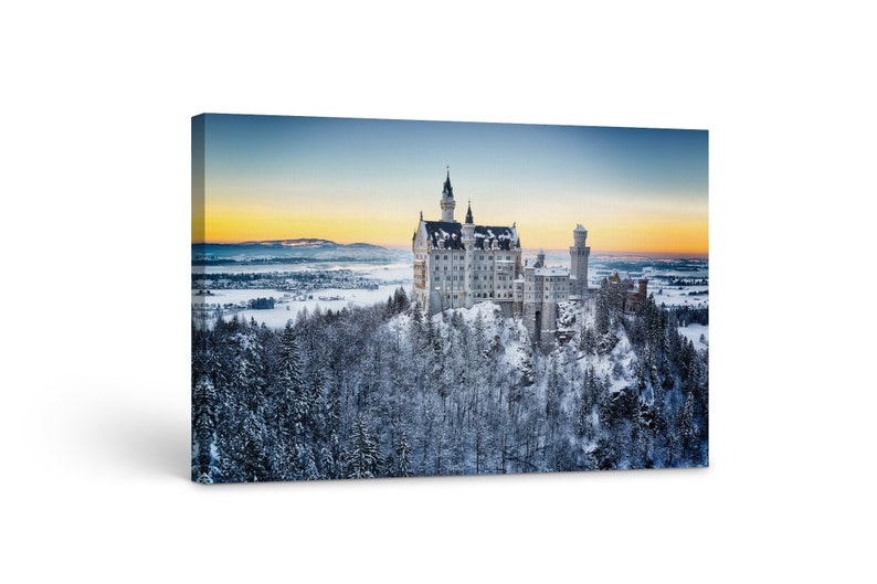 

Картина на холсте Замок Нойшванштайн, Германия 81x54 см (268)
