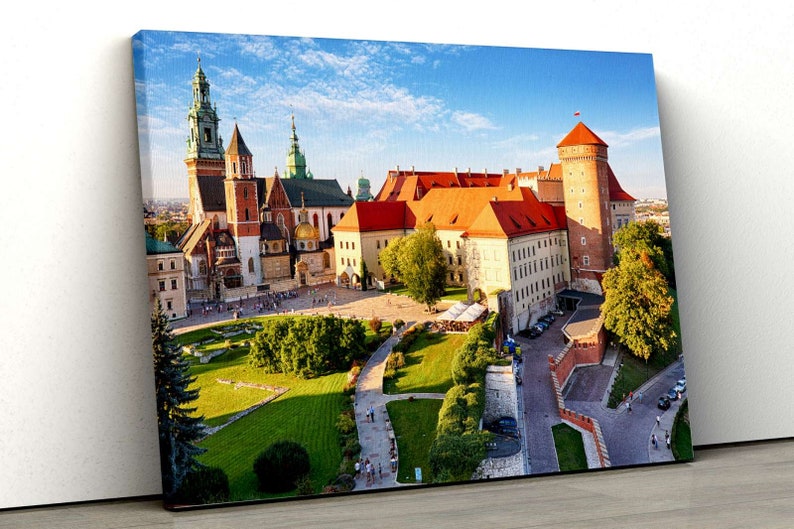 

Картина на холсте Архитектура Кракова, Польша51x34 см (305)