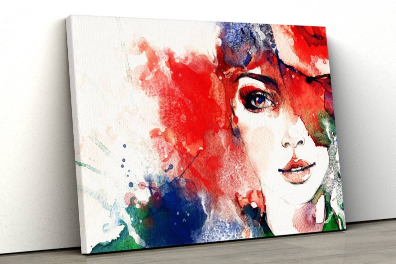 

Картина на холсте Абстрактная девушка51x34 см (110)