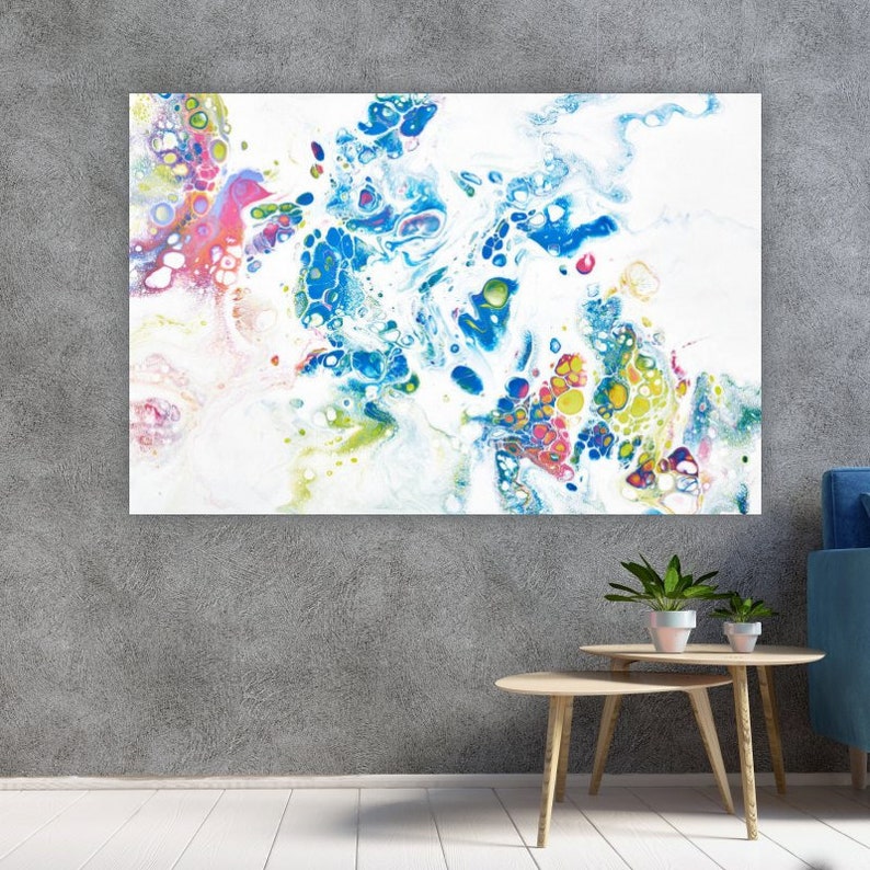 

Картина на холсте Пёстрая абстракция51x34 см (188)