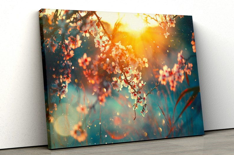 

Картина на холсте Цветение сакуры51x34 см (405)