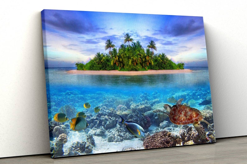 

Картина на холсте Тропический остров51x34 см (397)