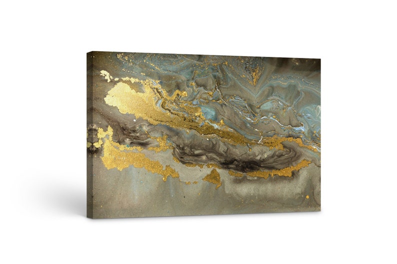 

Картина на холсте Золотой мрамор51x34 см (160)
