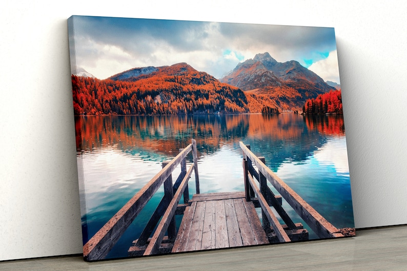 

Картина на холсте Вид на горы 51x34 см (372)