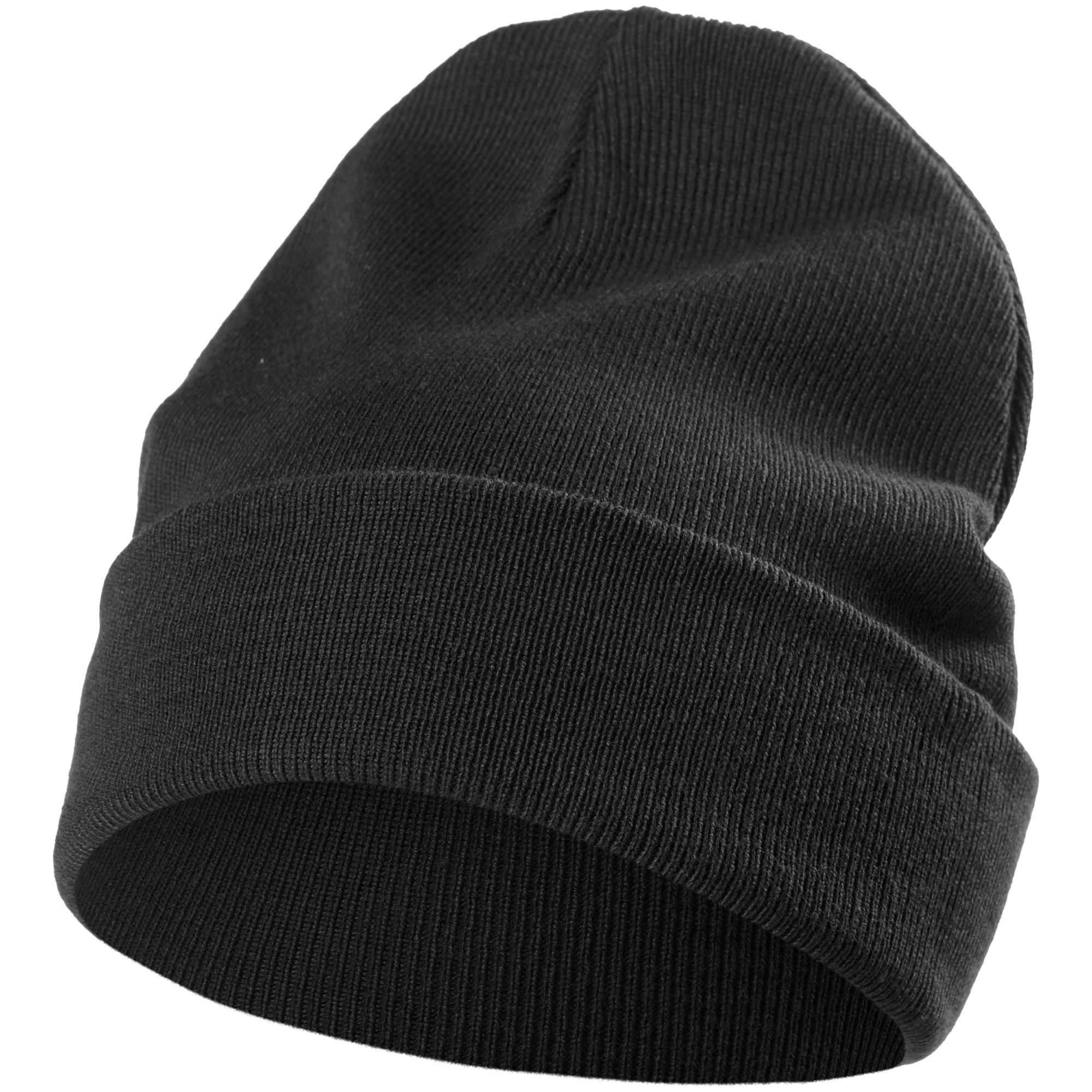 

Теплая шапка YOZONE из акрила  черная SH02, Теплая шапка YOZONE из акрила One Size черная SH02