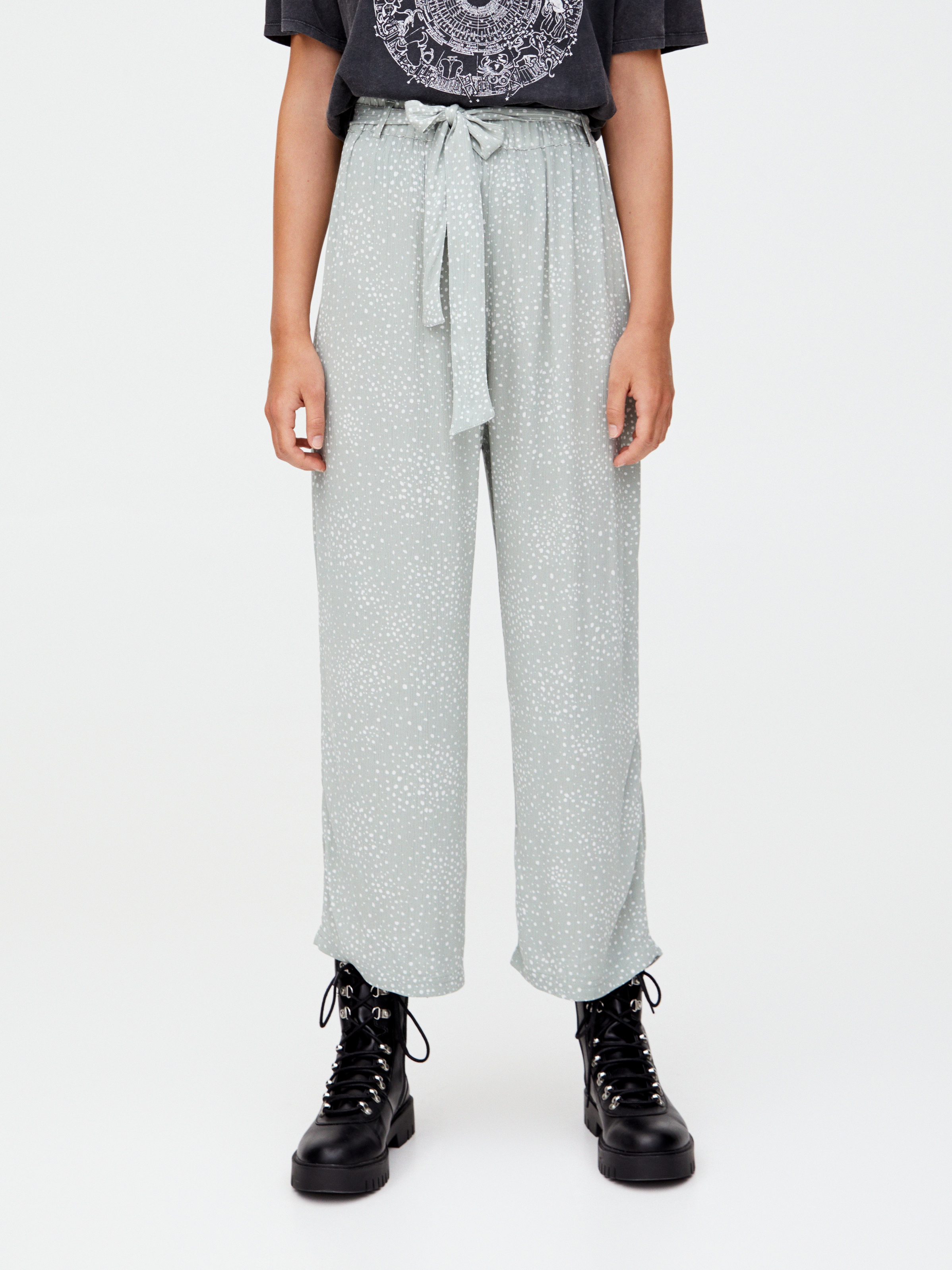 

Брюки Pull & Bear 9671/325/505  Мятные, Брюки Pull & Bear 9671/325/505 M Мятные