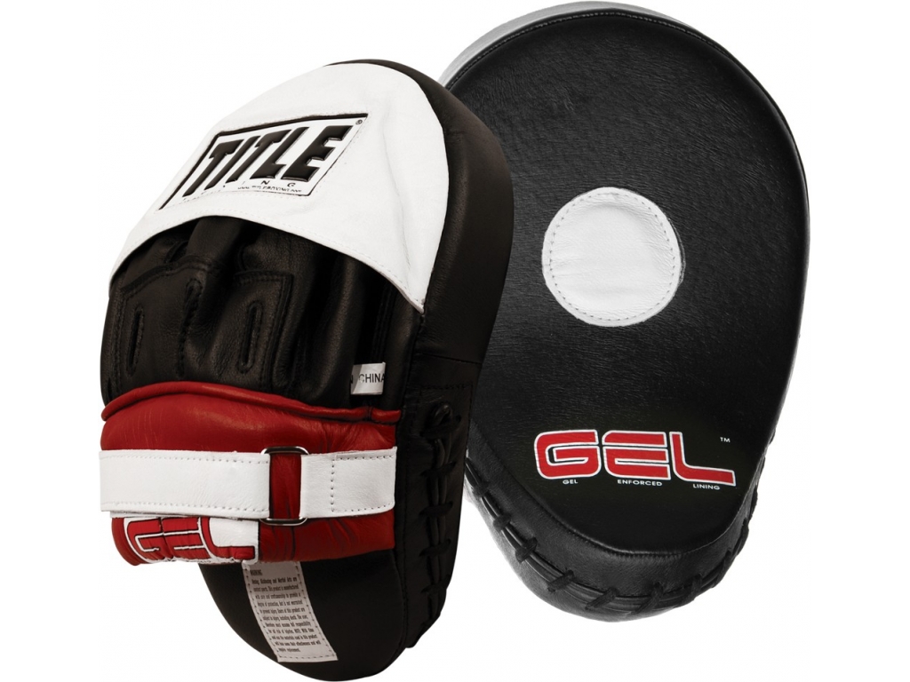 

Лапы TITLE GEL Contoured Punch Mitts один размер чёрный/белый/красный (2571)