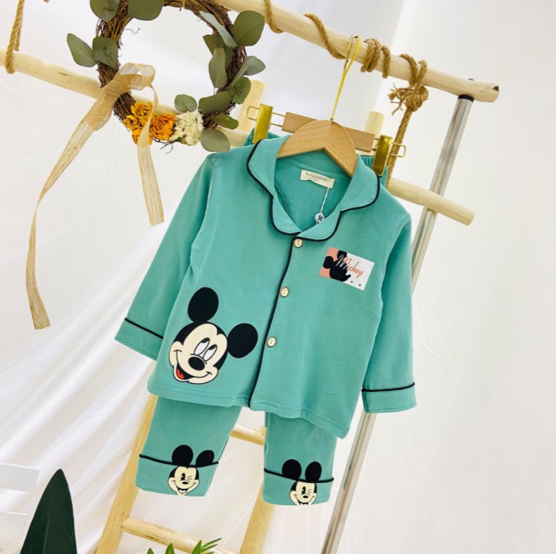 

Пижама детская классическая Mickey 90см Зеленый