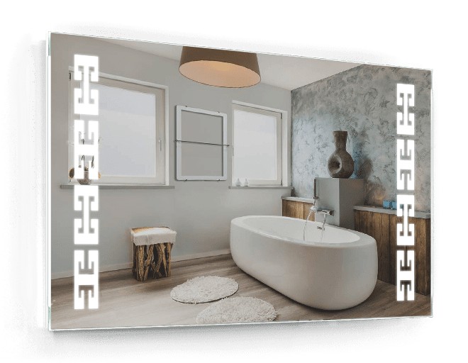 

Зеркало в ванную IP67 с подсветкой Smart Mirror сенсорное Altamura SK 120х80см влагостойкое