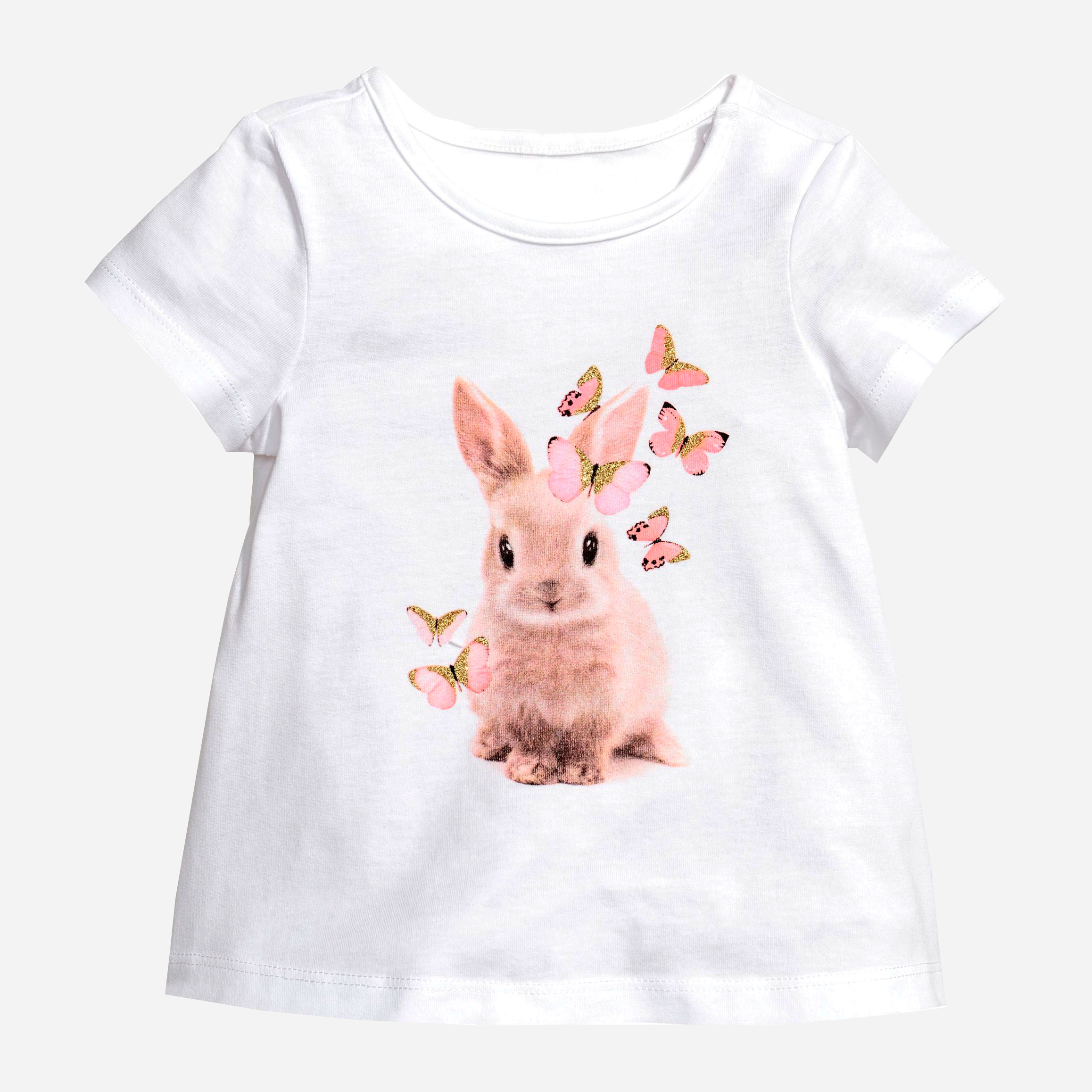

Футболка H&M 5hm03200135 68 см Белая