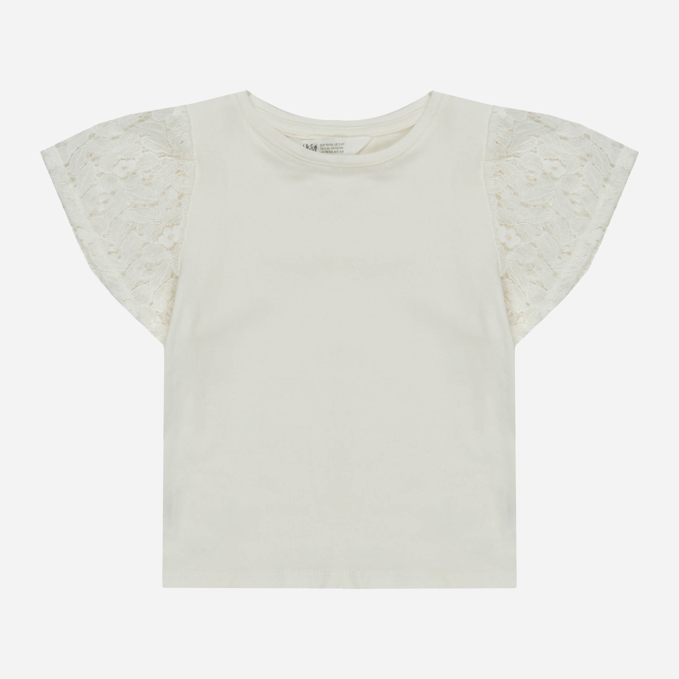 

Футболка H&M 2302-80614701 98-104 см Белая