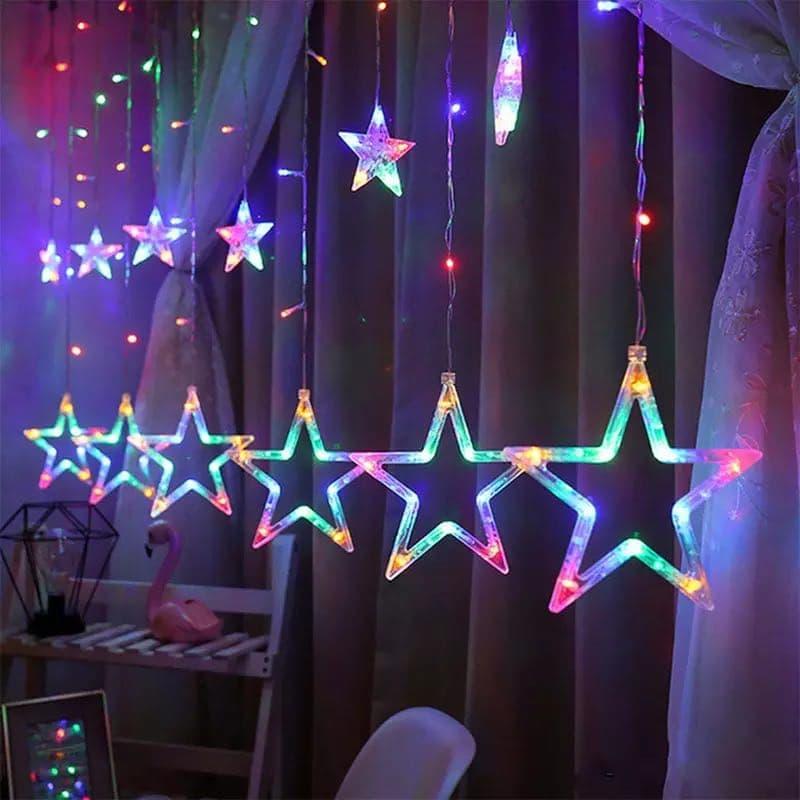 

Гирлянда звезды STAR CURTAIN 100 LED Разноцветная, 3M*80CM*50CM арт: 1007753