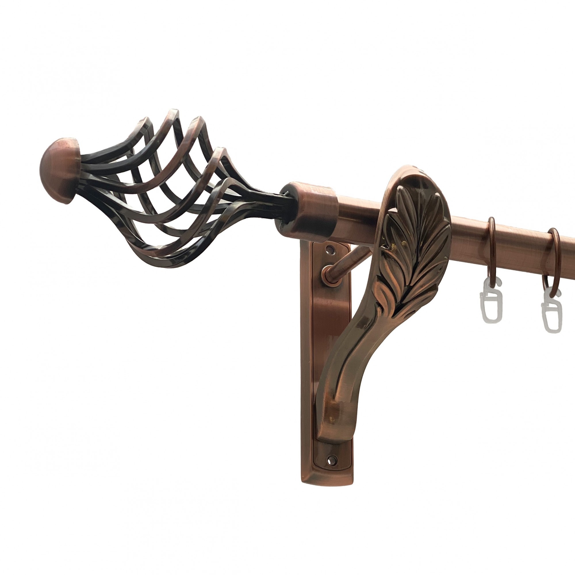 

Карниз Orvit Арезо металевий однорядний ретро гладка труба кільце металеве Мідь 25 мм 300 см (00-00016273)