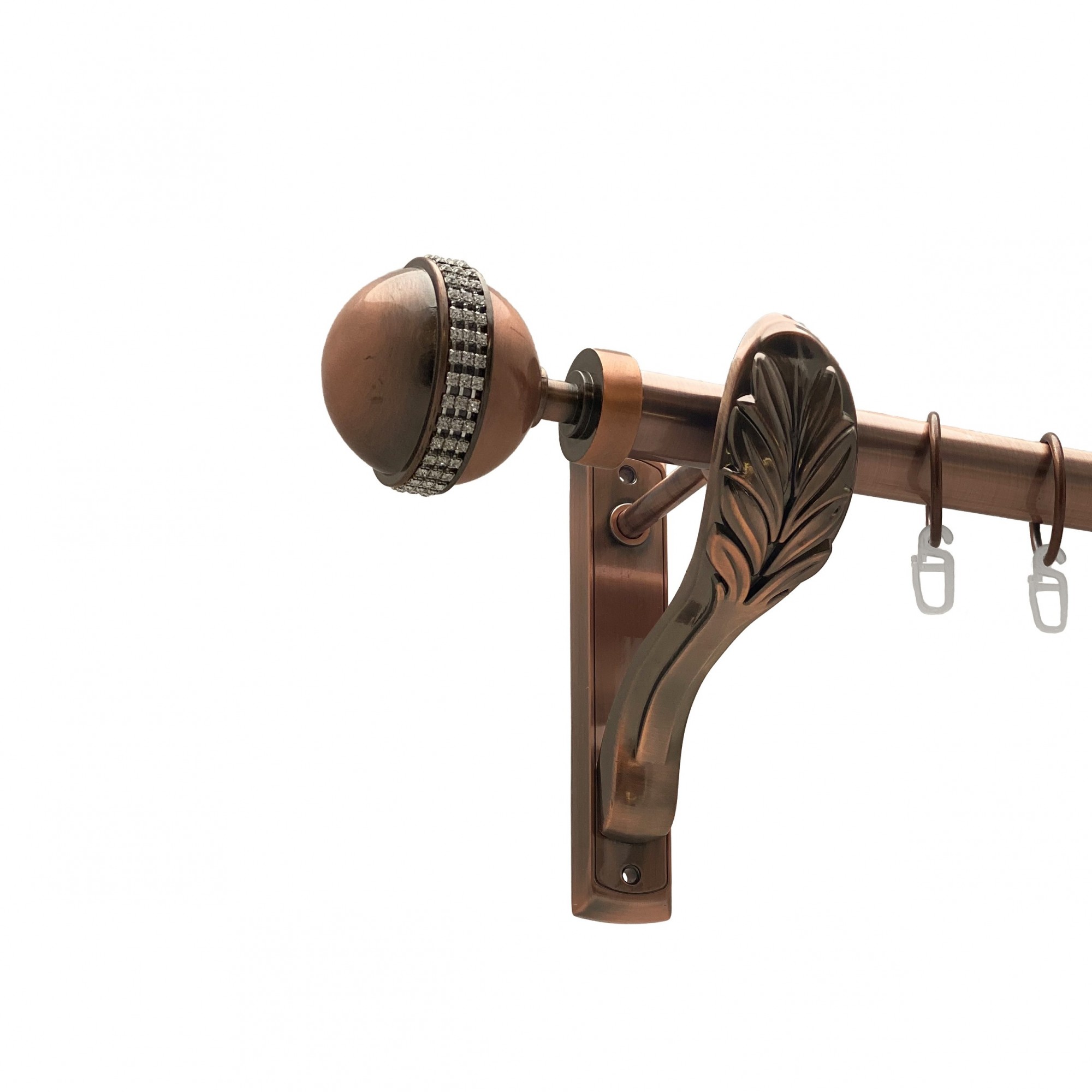 

Карниз Orvit Авея металевий однорядний ретро гладка труба кільце металеве Мідь 25 мм 300 см (00-00016261)