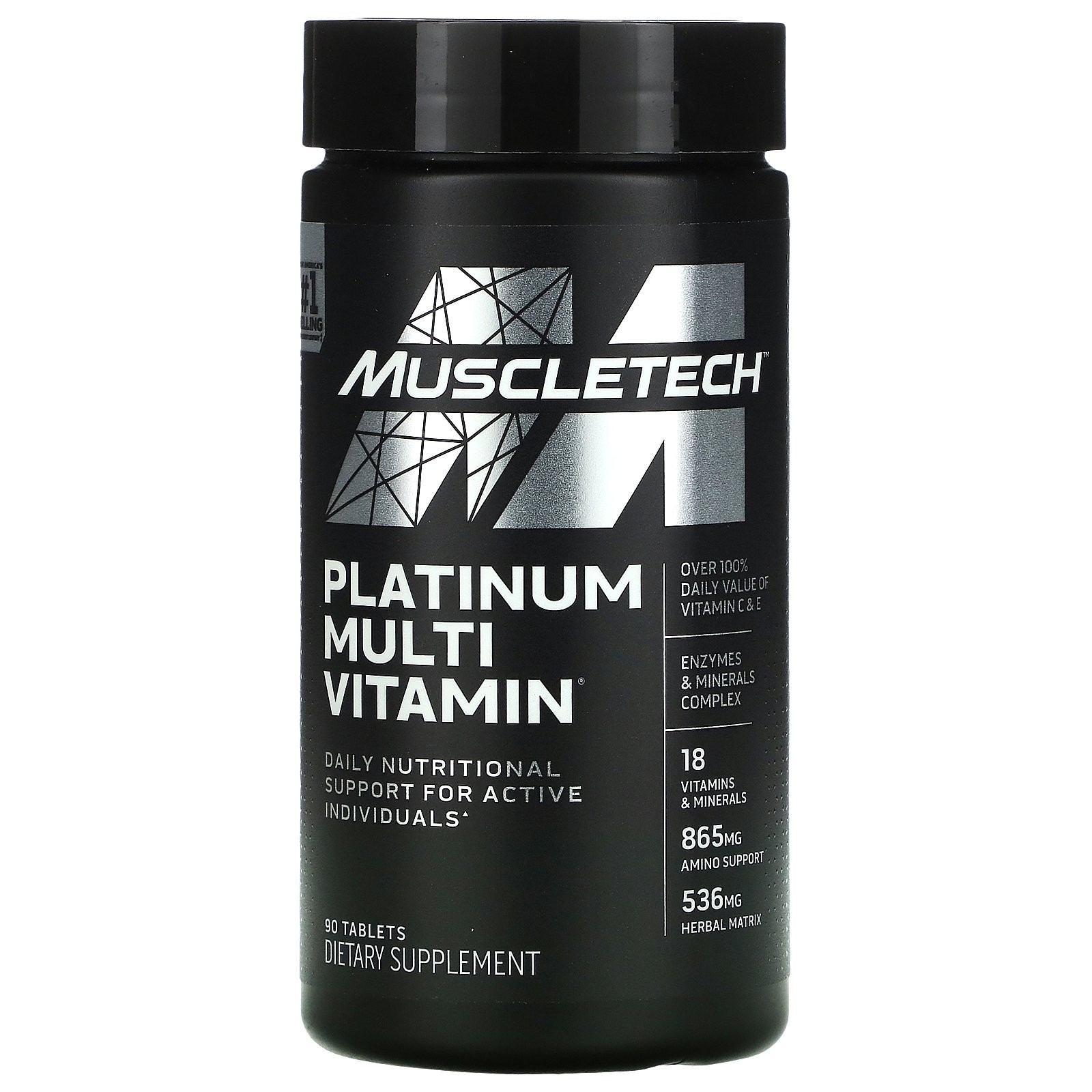 

Витамины MuscleTech Platinum Multivitamin 90 таблеток (4384300743)