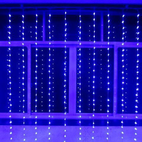 

Светодиодная гирлянда водопад на прозрачном проводе 400 (240 LED) ламп 2.20*2 метра G-47 Garland Синий (atlan-14152)
