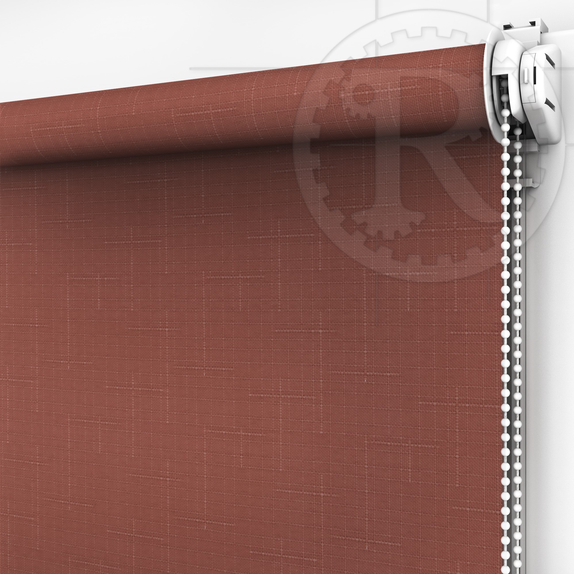 

Рулонная штора Linen 860 Terracotta 130 x 200 см