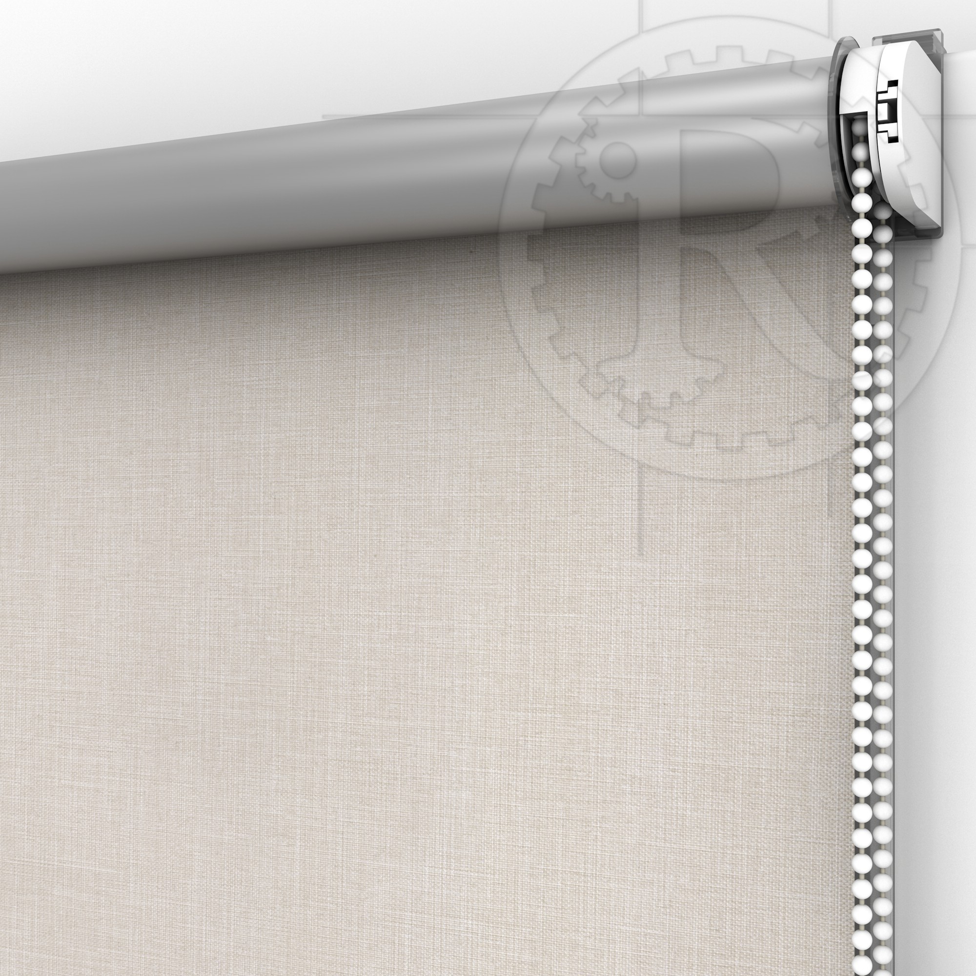 

Рулонная штора Блэкаут Melange Silver 5 Cream 120 x 160 см