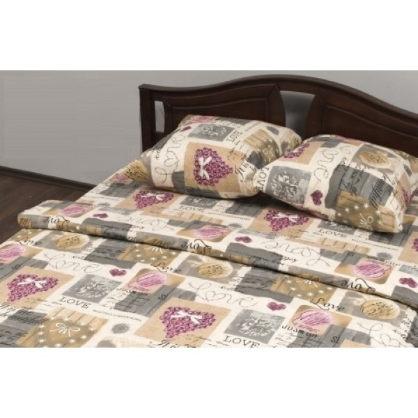

Комплект двуспального постельного белья Moka Textile Сувенир Бязь 175х210см