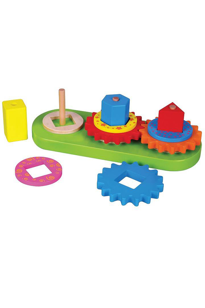 

Дерев'яна іграшка "Шестерінки" Viga Toys різнокольоровий (59611)