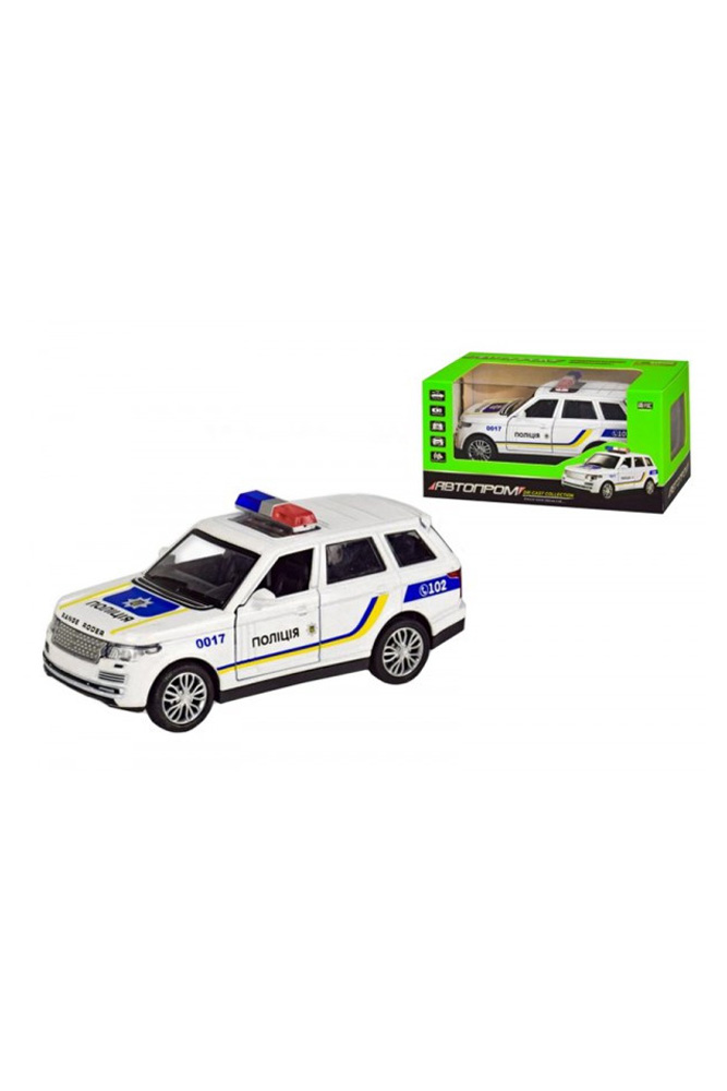 

Машина металева поліція "LAND CRUISER" Автопром різнокольоровий (SKT000475979)