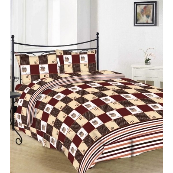 

Комплект Евро постельного белья Moka Textile Бязь Яблочко 200х220см