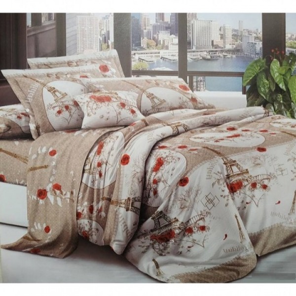 

Комплект полуторного постельного белья Moka Textile Бязь Франсуа 145*210