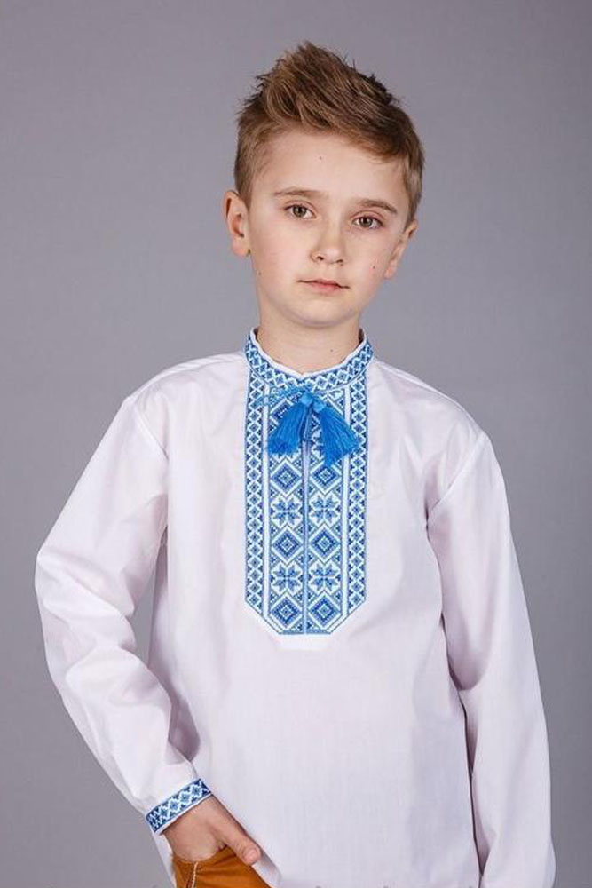 

Вишиванка на хлопчика Козачок-ТМ 134 синій (SKT000523558)