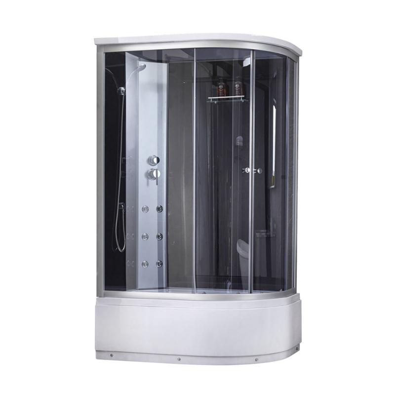 

Гидробокс Lidz TANI SBM120x80L.SAT.HIGH.GR, высокий, стекло тонир. 4мм + стенки BLA