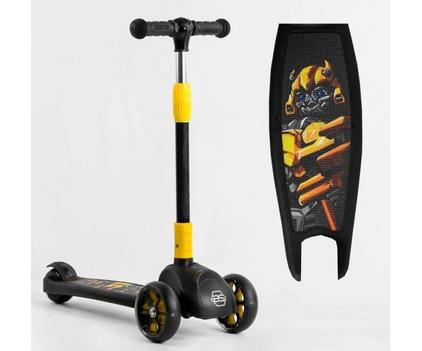 

Детский трехколесный самокат Best Scooter Бамблби СВЕТ КОЛЕС И ДИСКОВ, складной руль