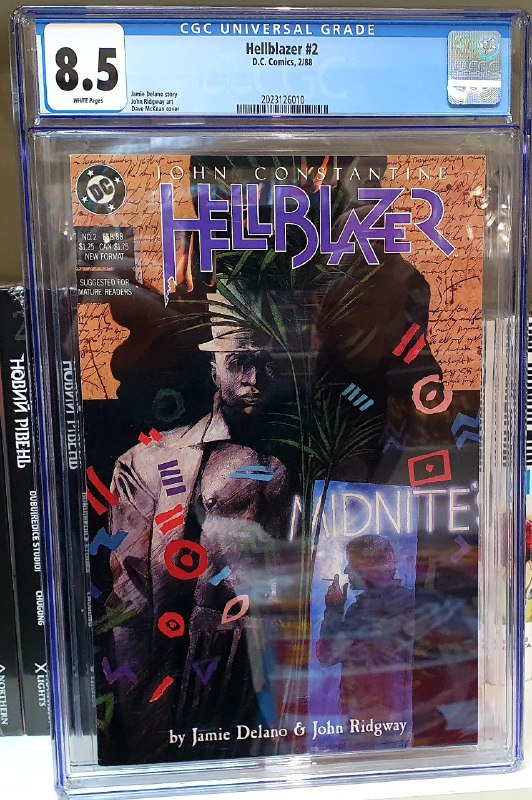 

Hellblazer #2 (1988) CGC Graded 8.5