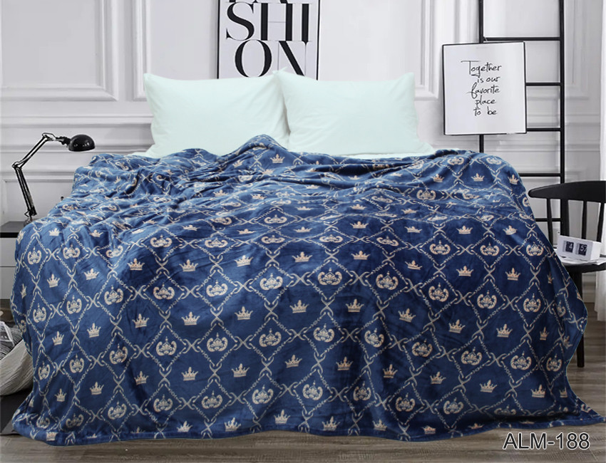 

Плед ТМ TAG велсофт микрофибра ALM-188 200х220см