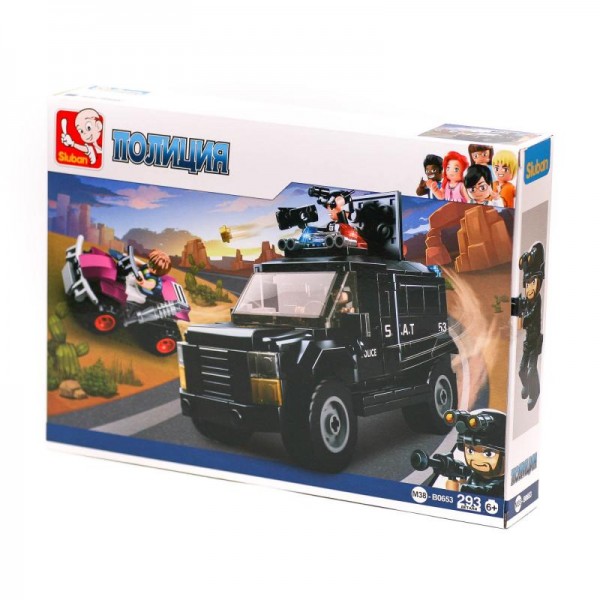 

Конструктор SLUBAN, 293 детали M38-B0653