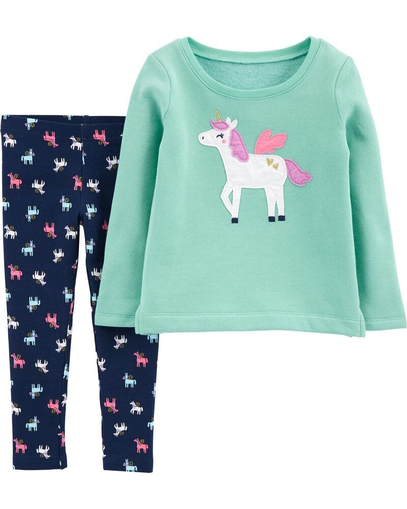 

Костюм (свитшот+лосины) Carters 93-98 см Unicorn