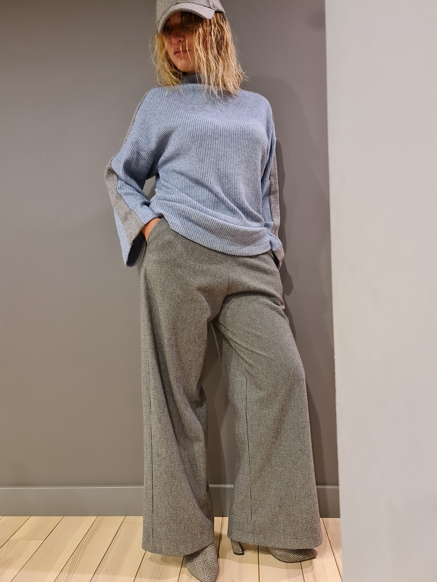 

Джемпер SPRING FASHION 2382  голубой, Джемпер SPRING FASHION 2382 46 голубой
