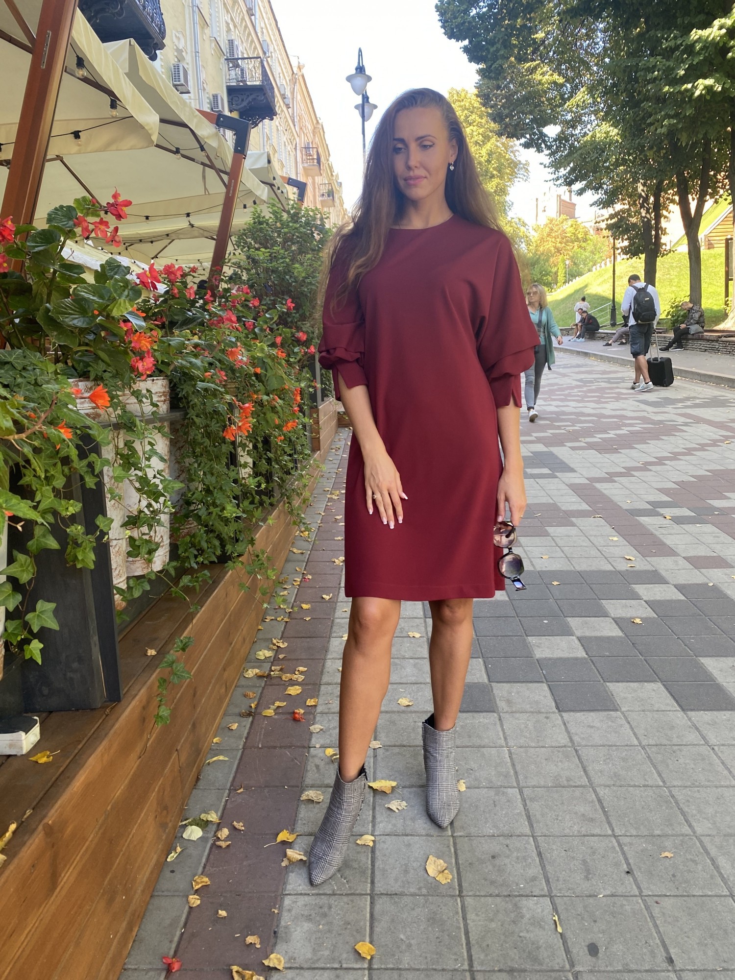 

Платье SPRING FASHION Альбина  бордо, Платье SPRING FASHION Альбина 42 бордо