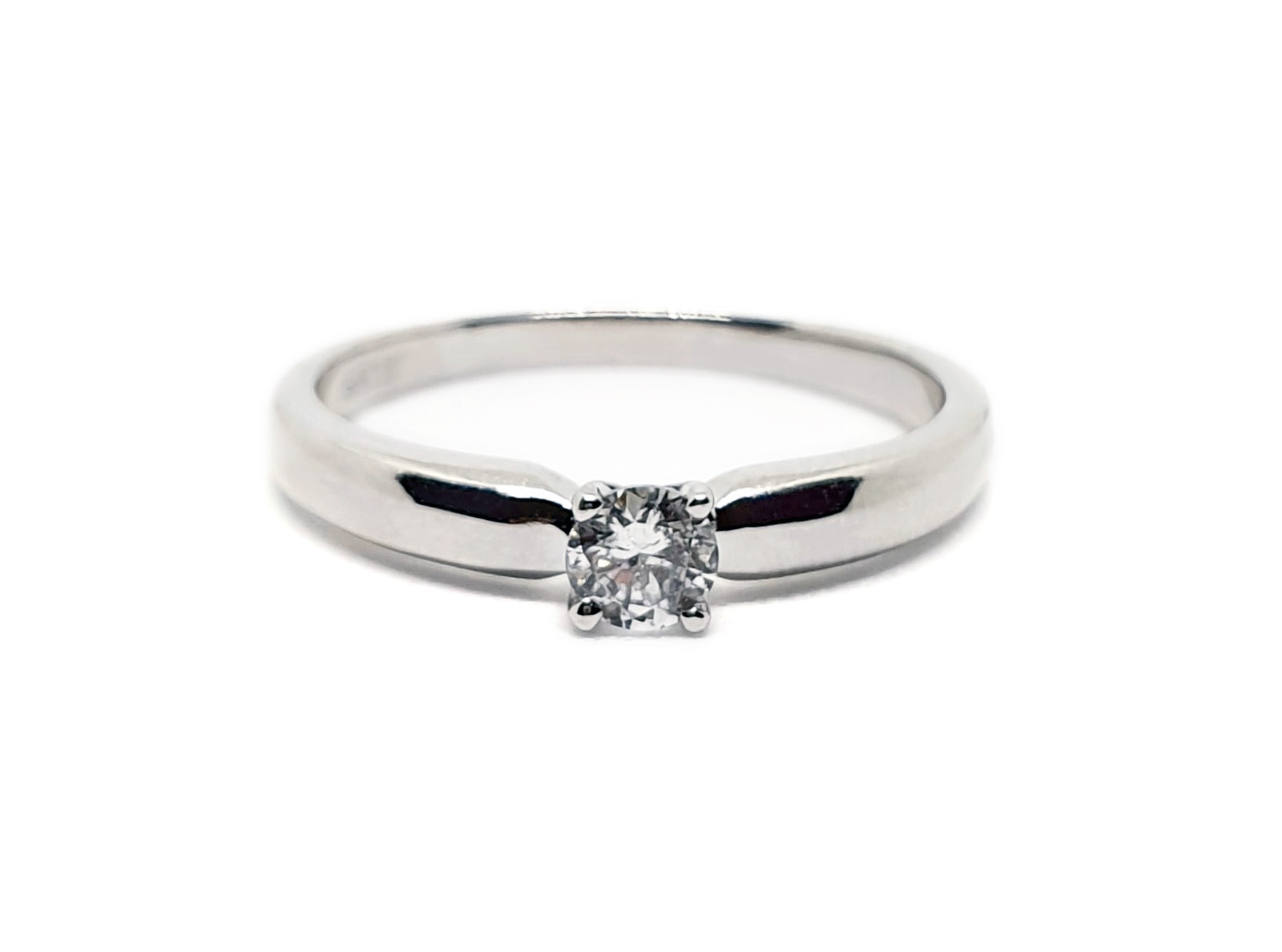 

Кольцо из белого золота с бриллиантом 0,21ct, Congress Diamond, Размер 17.0//RCD10454(17.0)