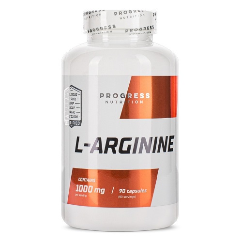 

Аргінін Progress Nutrition L-arginine, 90 капс.