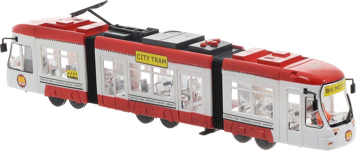 

Игрушка Big Motors Городской Трамвай 46 см красный (звук, свет) (1258)