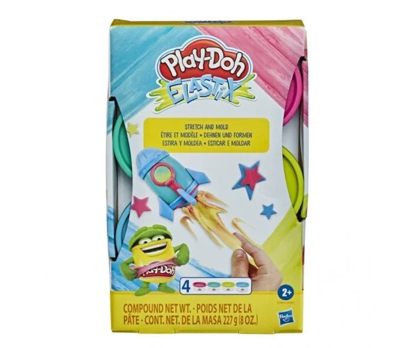 

Набор эластичного пластилина Hasbro Play-Doh Яркий 4 цвета 227 грамм (E9864/E6967)