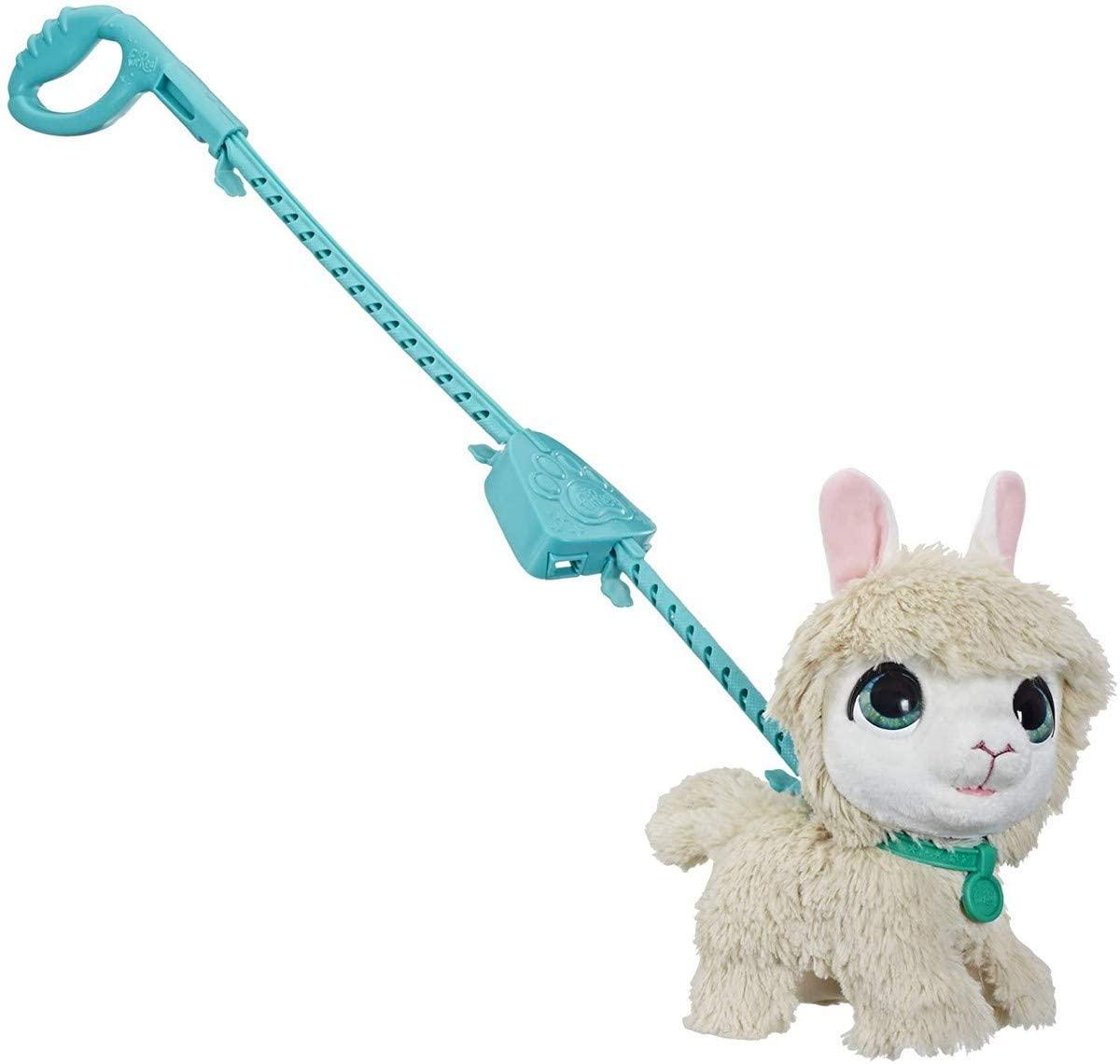 

Интерактивная игрушка Hasbro Furreal Friends Лама на поводке 20 см (E8728/E8725)