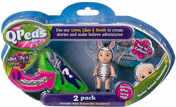 

Игровой набор QРeas Приключения животных 2 фигурки: Zada и куколка-сюрприз в стручке (QР003-8)