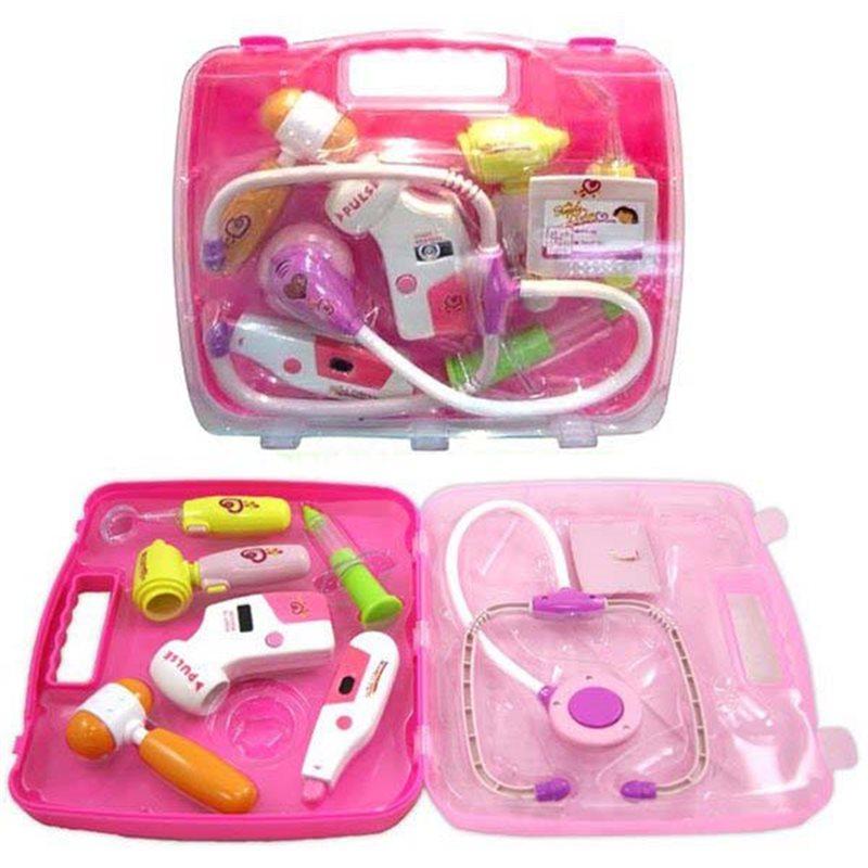 

Игровой набор Qunxing Toys Семейный Доктор 8 предметов в чемоданчике (9900B)