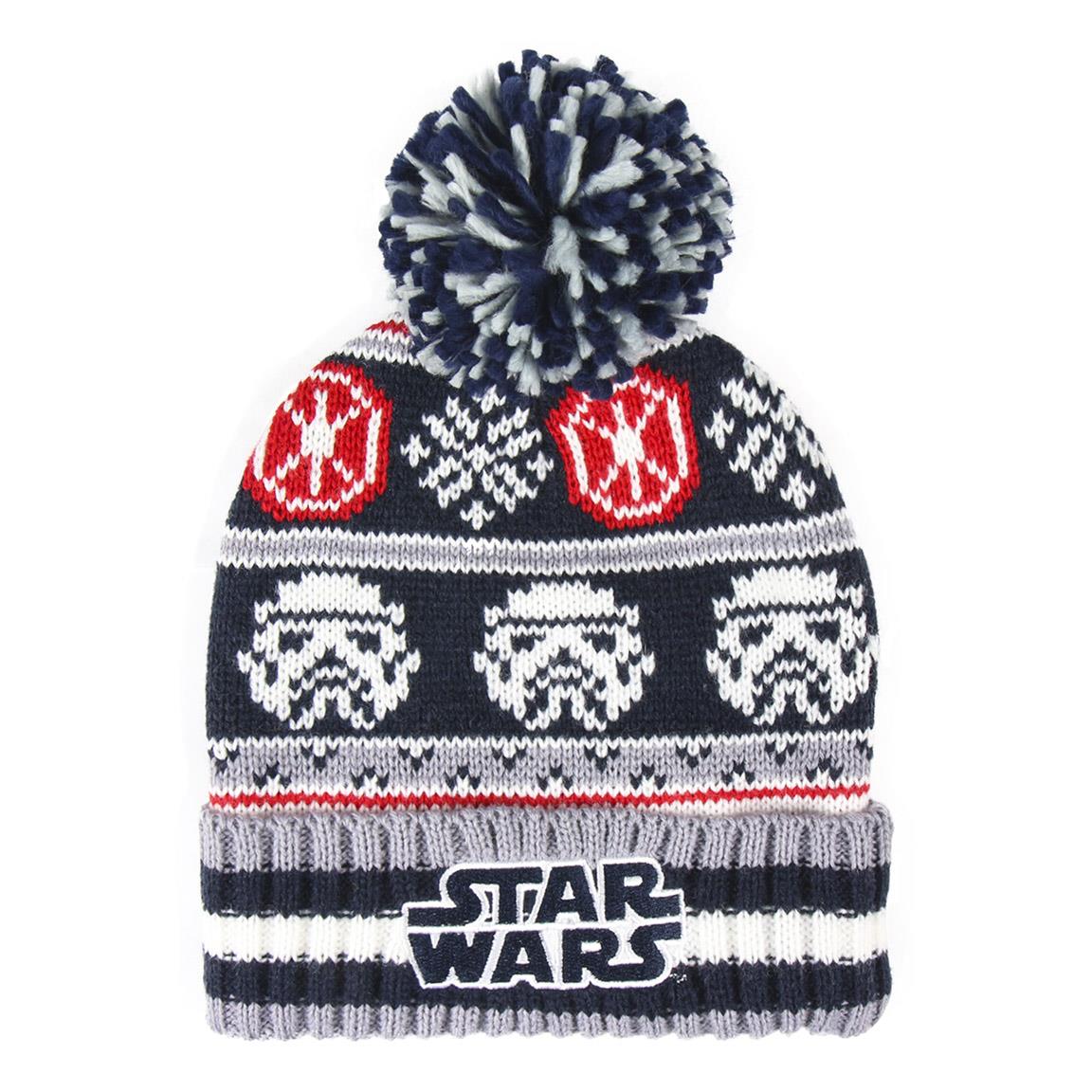 

Шапка Cerda Star Wars - Stormtrooper Jacquard Hat Pompon Детская