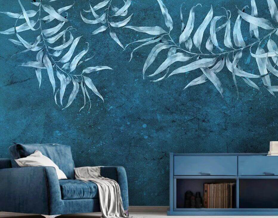 

Фотообои Арт-Обои Синие ветви №dec_14497 Аква